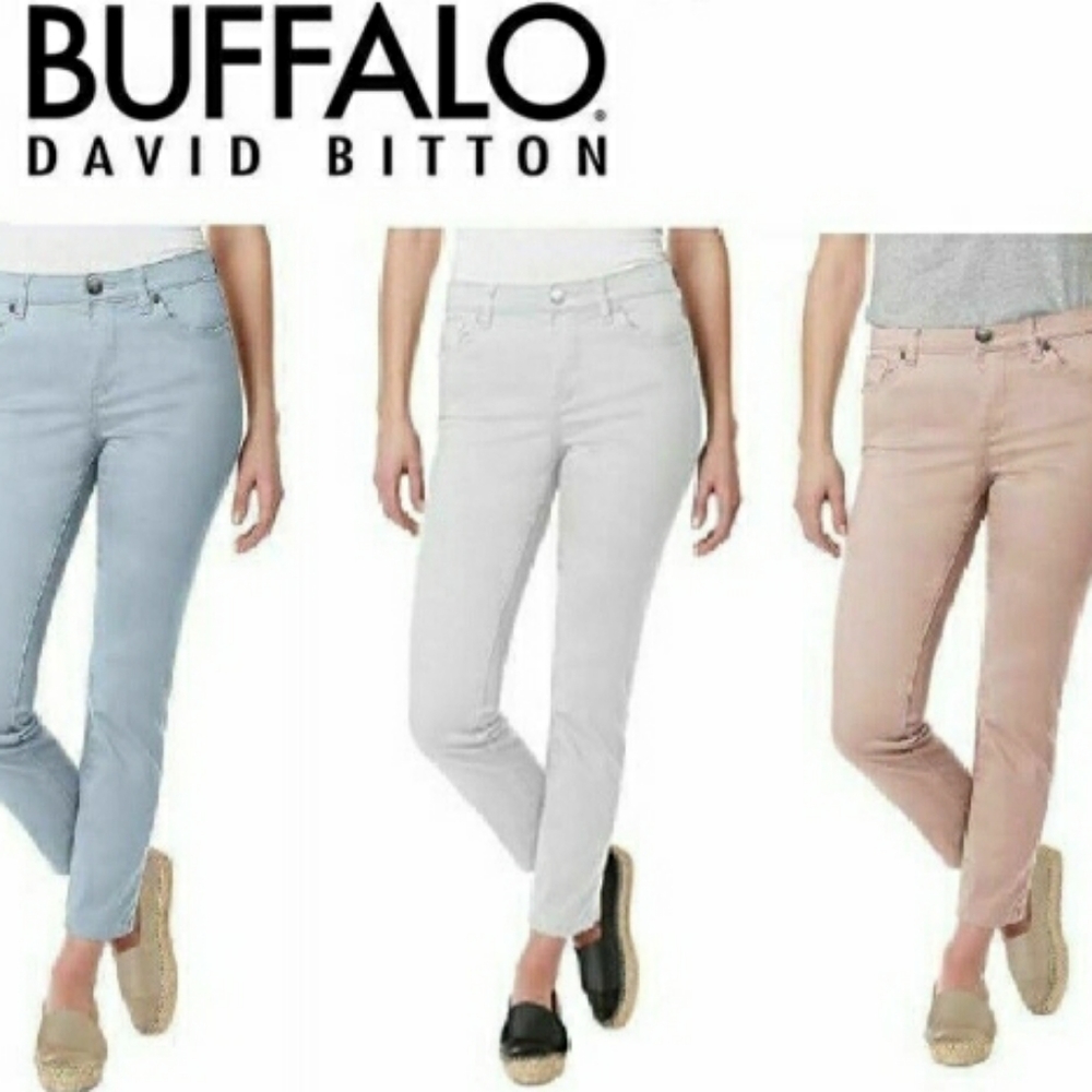 BUFFALO Mid-Rise Soft Stretch Skinny Jeans